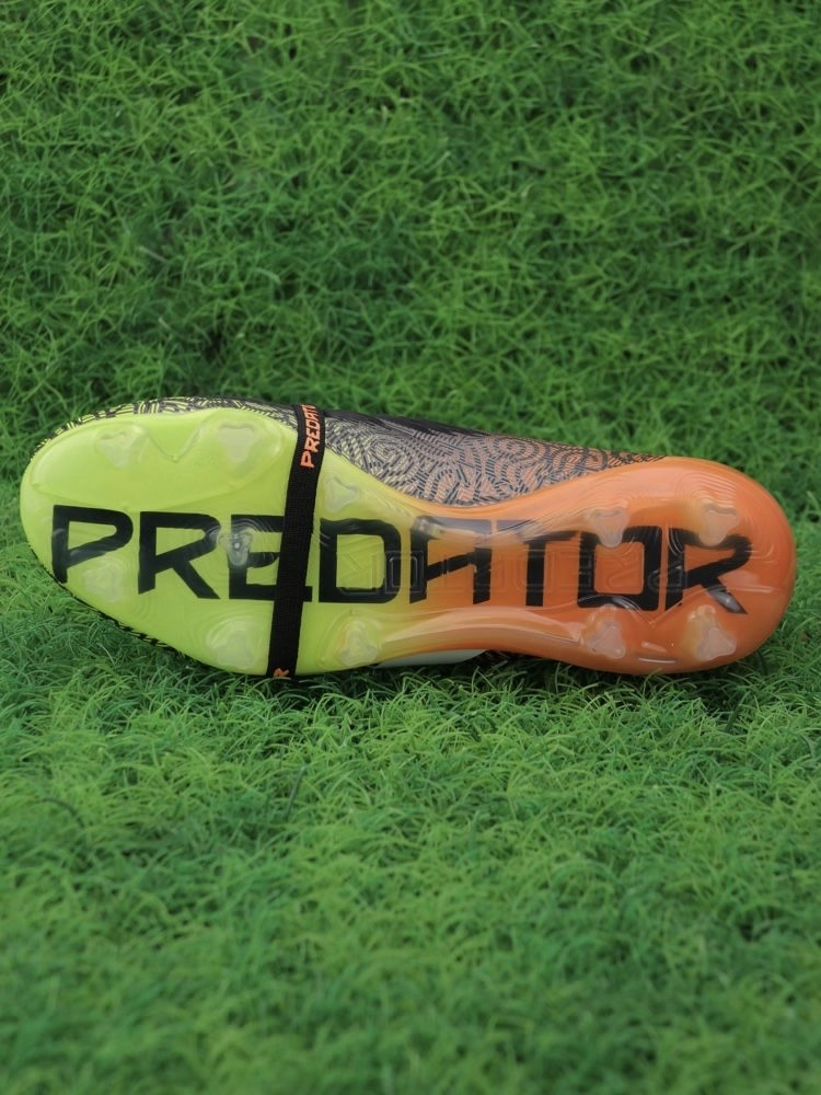 adidas Predator Elite Fold-over Tongue FG Vortex - Black/White/Green