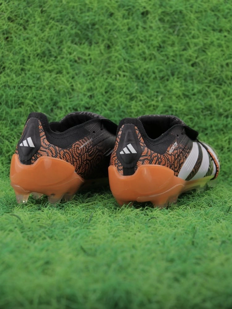 adidas Predator Elite Fold-over Tongue FG Vortex - Black/White/Green