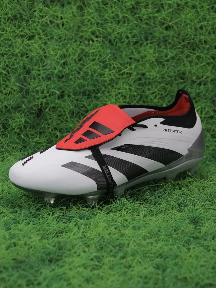 adidas Predator Elite Fold-over Tongue FG White Black Red