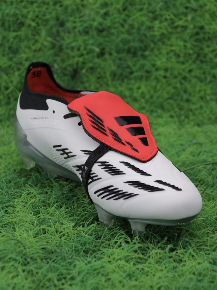 adidas Predator Elite Fold-over Tongue FG White Black Red