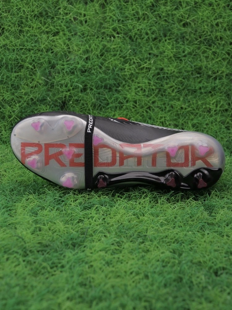 adidas Predator Elite Fold-over Tongue FG Zebra - Black/White/Red