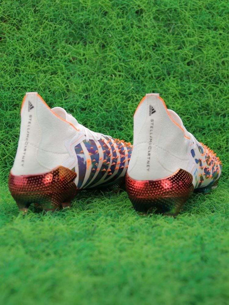 adidas Predator Freak .1 Vegan FG Paul Pogba X Stella McCartney - Footwear White/Core Black/Signal Orange