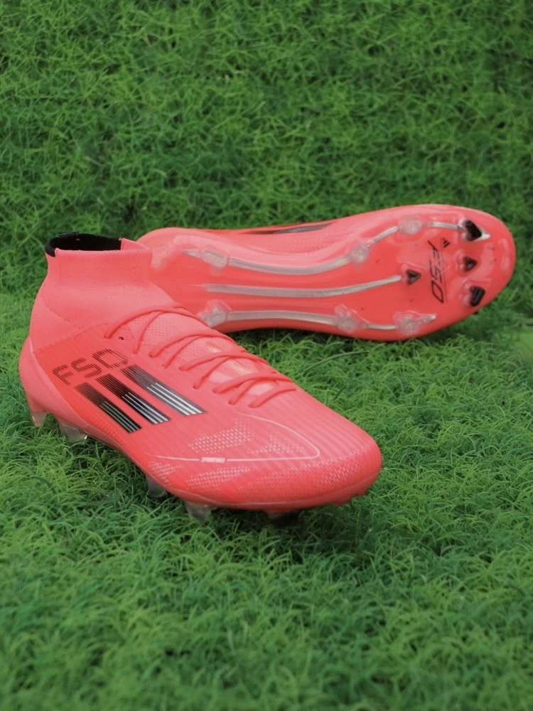 adidas Womens F50 Elite Mid FG - Turbo/Aurora Black/Platin Met