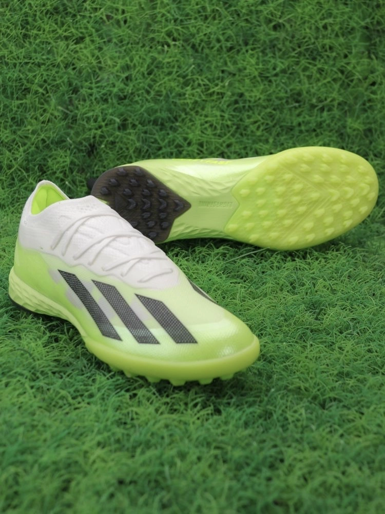 adidas X Crazyfast.1 TF Turf Crazyrush - White/Black/Lucid Lemon