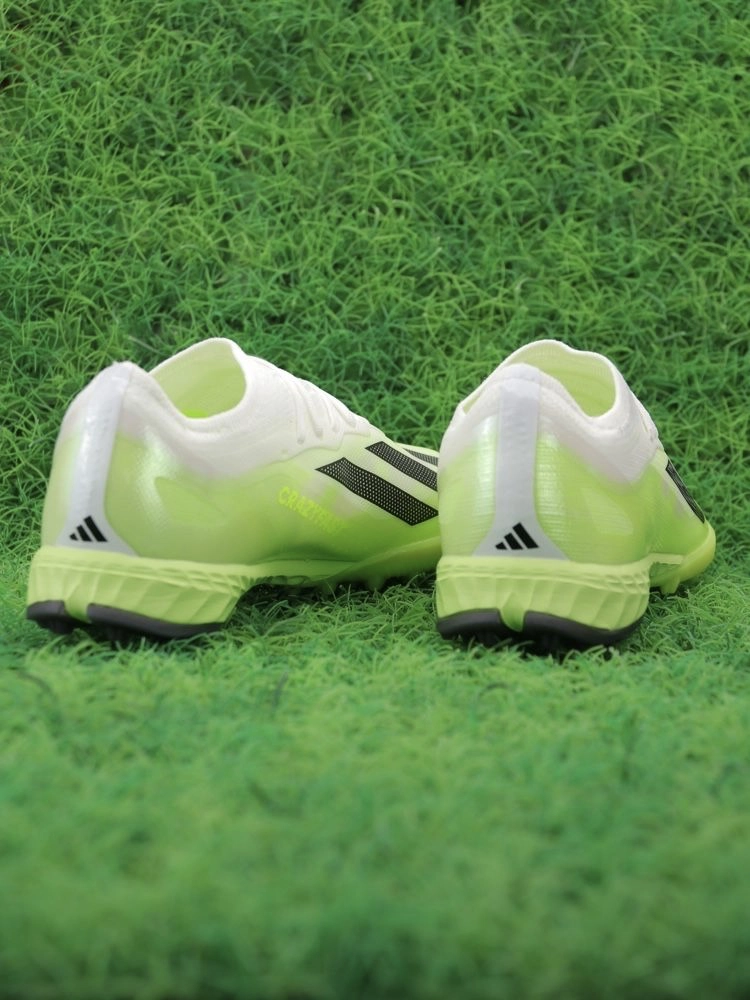 adidas X Crazyfast.1 TF Turf Crazyrush - White/Black/Lucid Lemon