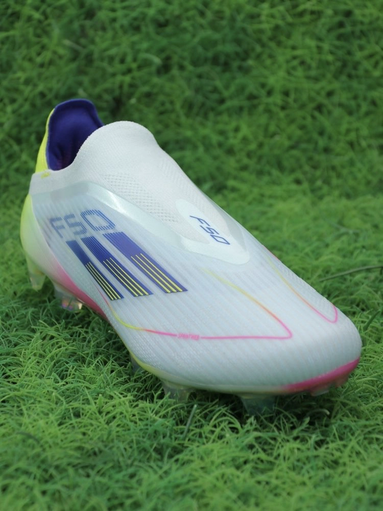 adidas F50 Elite Laceless FG Stellar Icon - Almost Blue/Semi Lucid Blue/Semi Solar Yellow