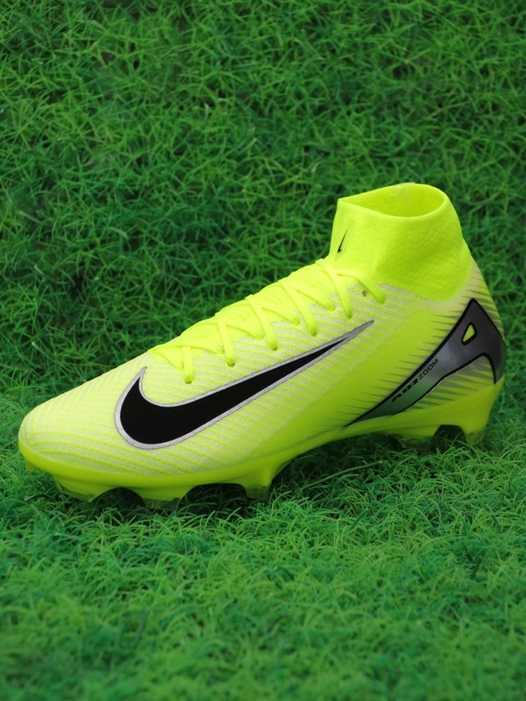 Nike Air Zoom Mercurial Superfly 10 Elite FG Volt Black Sliver