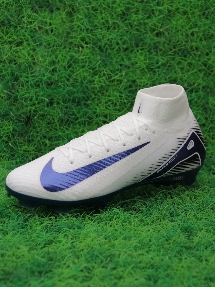 Nike Air Zoom Mercurial Superfly 10 Elite FG White Blue