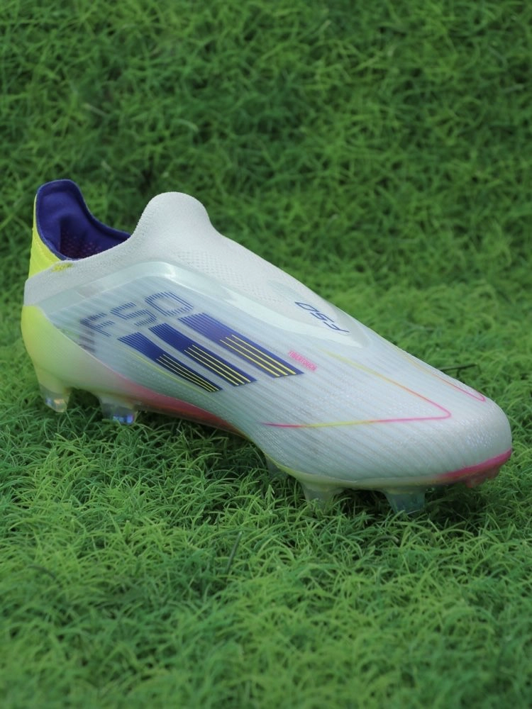 adidas F50 Elite Laceless FG Stellar Icon - Almost Blue/Semi Lucid Blue/Semi Solar Yellow