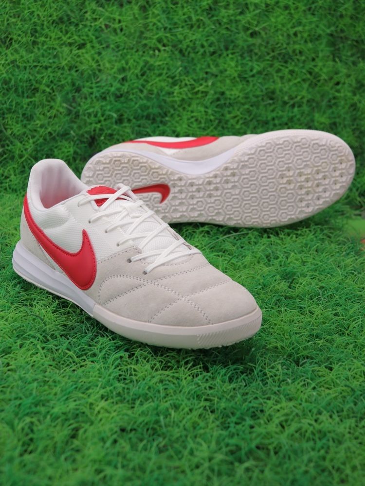 Nike Premier II Sala IC Home Crew - White/University Red