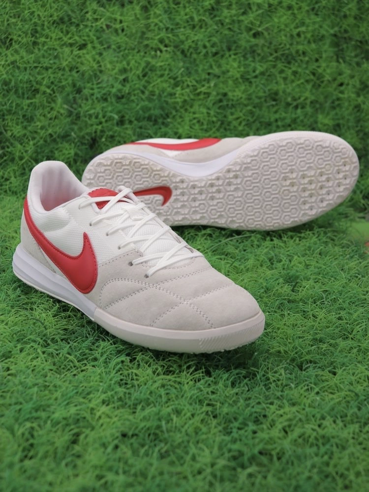 Nike Premier II Sala IC Home Crew - White/University Red