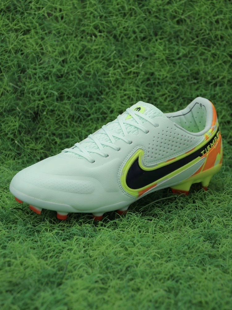 Nike Tiempo Legend 9 Elite FG Bonded - Barely Green/Blackened Blue/Orange