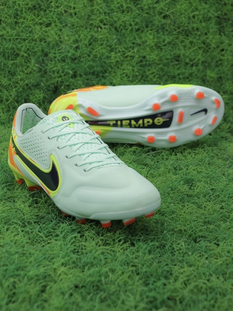 Nike Tiempo Legend 9 Elite FG Bonded - Barely Green/Blackened Blue/Orange