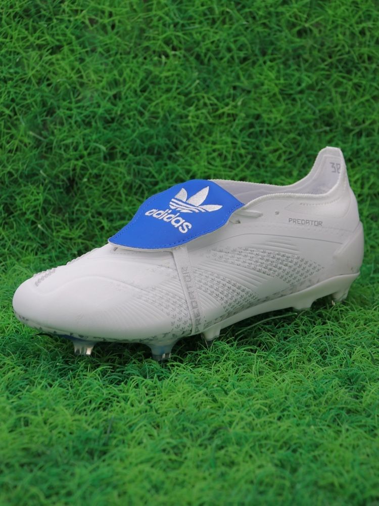 adidas Originals Predator x Beckham Elite Fold-over Tongue FG - Ftwr White/Bluebird/Team Royal Blue