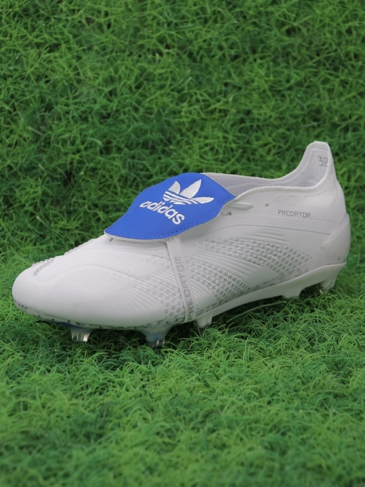 adidas Originals Predator x Beckham Elite Fold-over Tongue FG - Ftwr White/Bluebird/Team Royal Blue