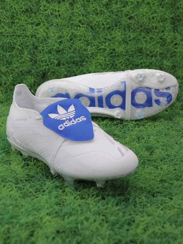 adidas Originals Predator x Beckham Elite Fold-over Tongue FG - Ftwr White/Bluebird/Team Royal Blue