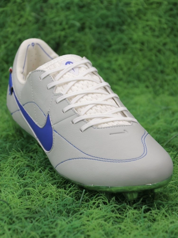 Nike Tiempo Legend 9 Elite FG Made in Italy - White/Game Royal/Metallic Silver