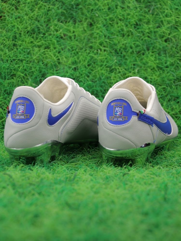 Nike Tiempo Legend 9 Elite FG Made in Italy - White/Game Royal/Metallic Silver