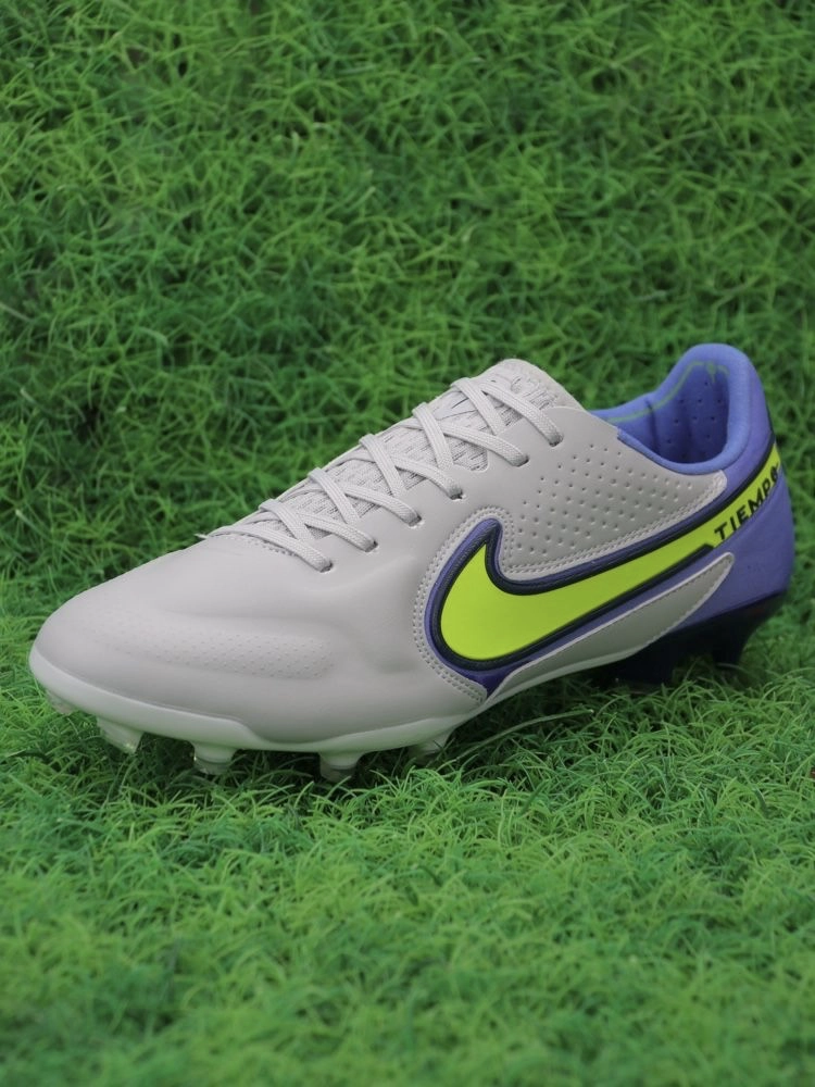 Nike Tiempo Legend 9 Elite FG Recharge - Grey Fog/Volt/Sapphire/Blue