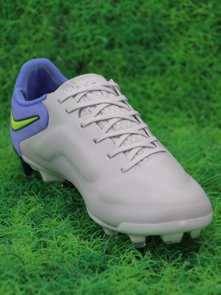 Nike Tiempo Legend 9 Elite FG Recharge - Grey Fog/Volt/Sapphire/Blue