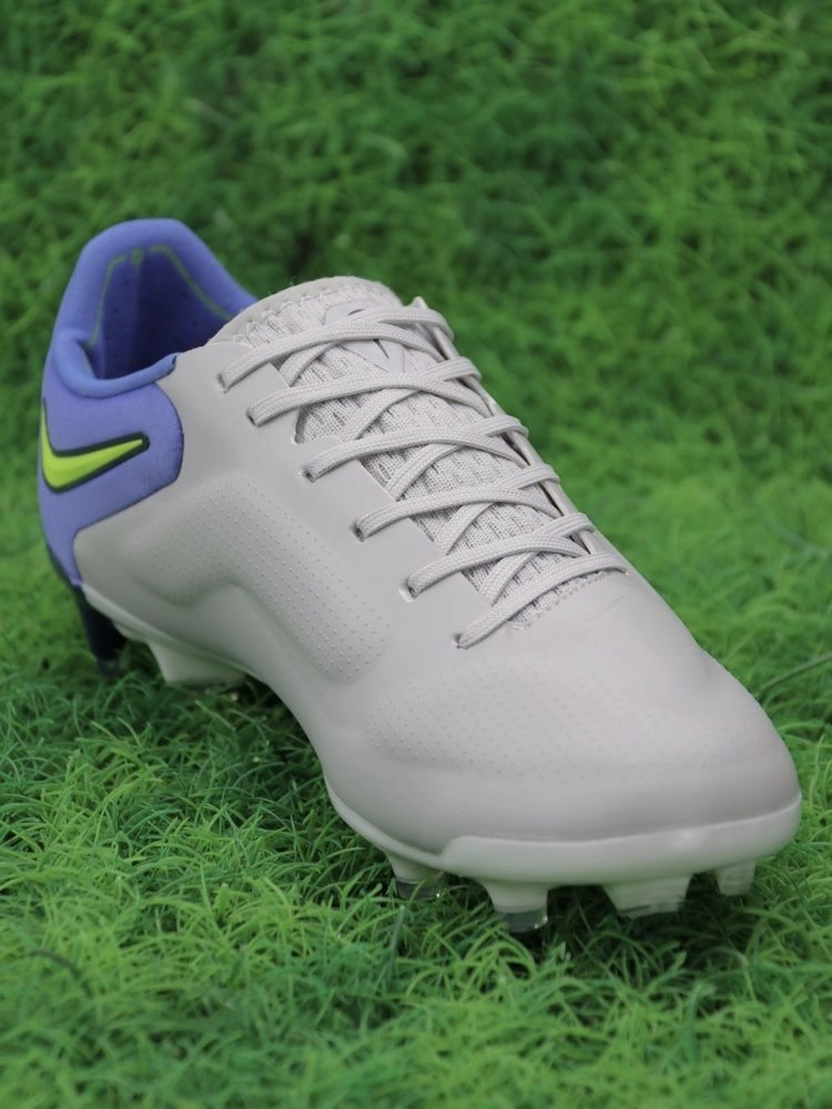 Nike Tiempo Legend 9 Elite FG Recharge - Grey Fog/Volt/Sapphire/Blue