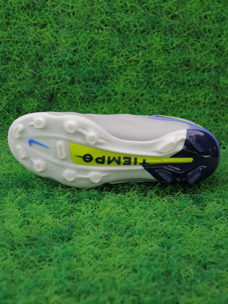 Nike Tiempo Legend 9 Elite FG Recharge - Grey Fog/Volt/Sapphire/Blue
