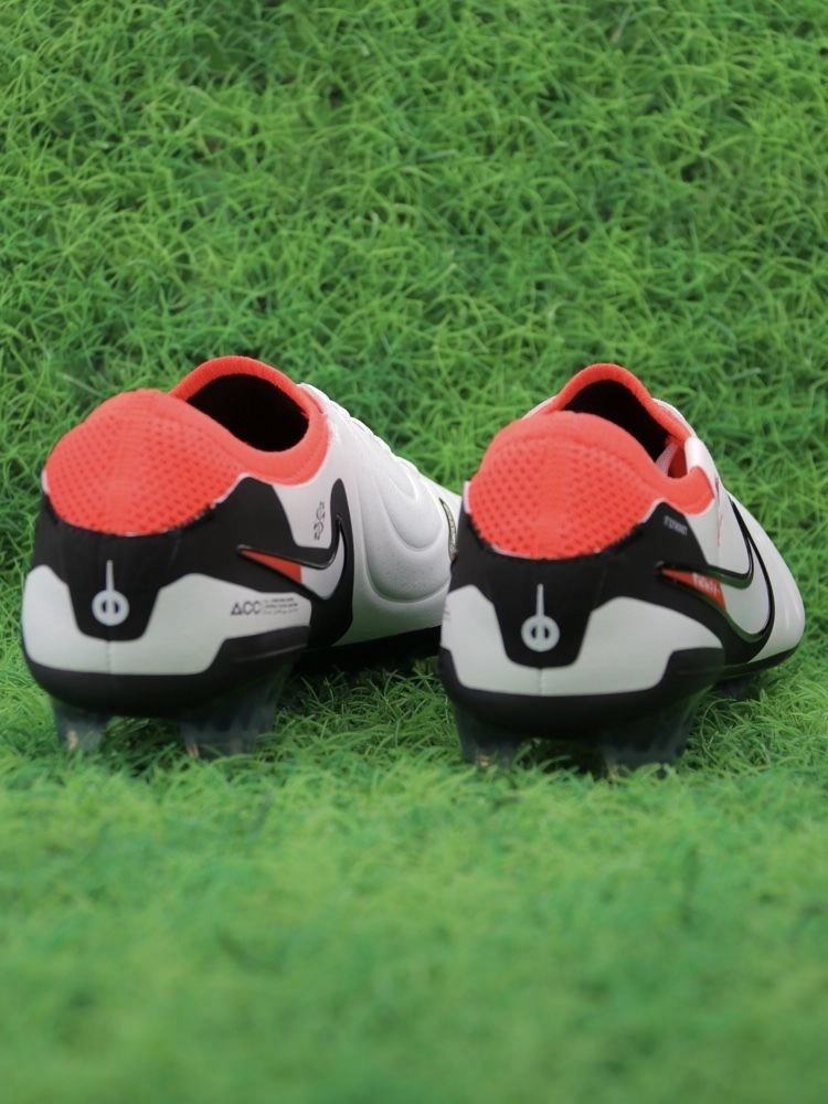 Nike Tiempo Legend 10 Elite FG Ready - White/Black/Bright Crimson