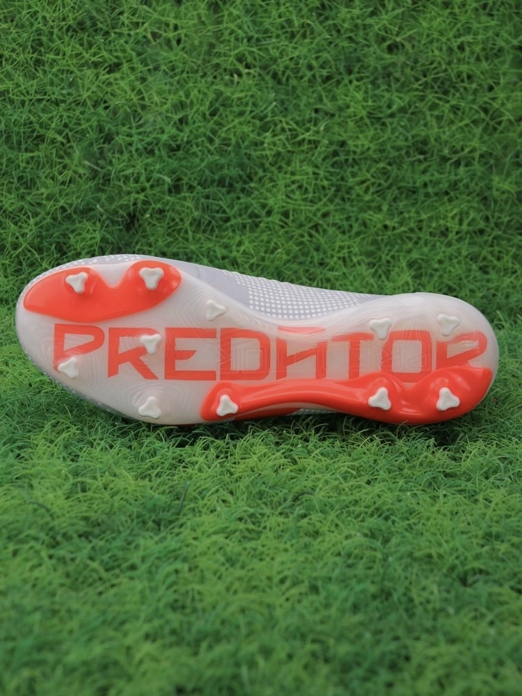 adidas Predator Elite Laceless FG Gray Crimson White