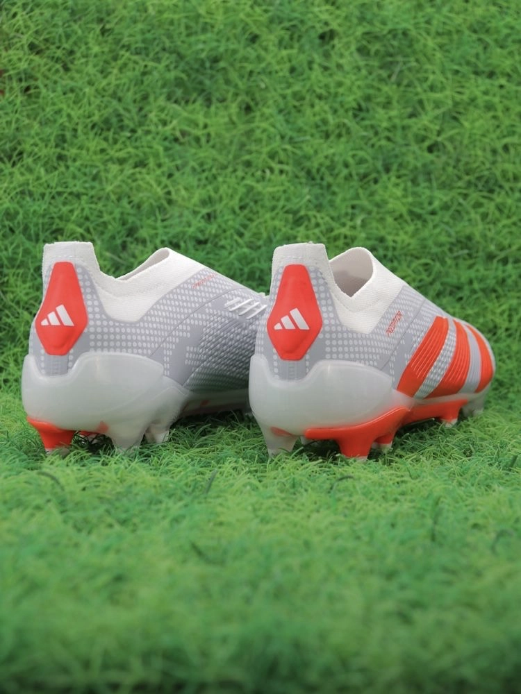 adidas Predator Elite Laceless FG Gray Crimson White