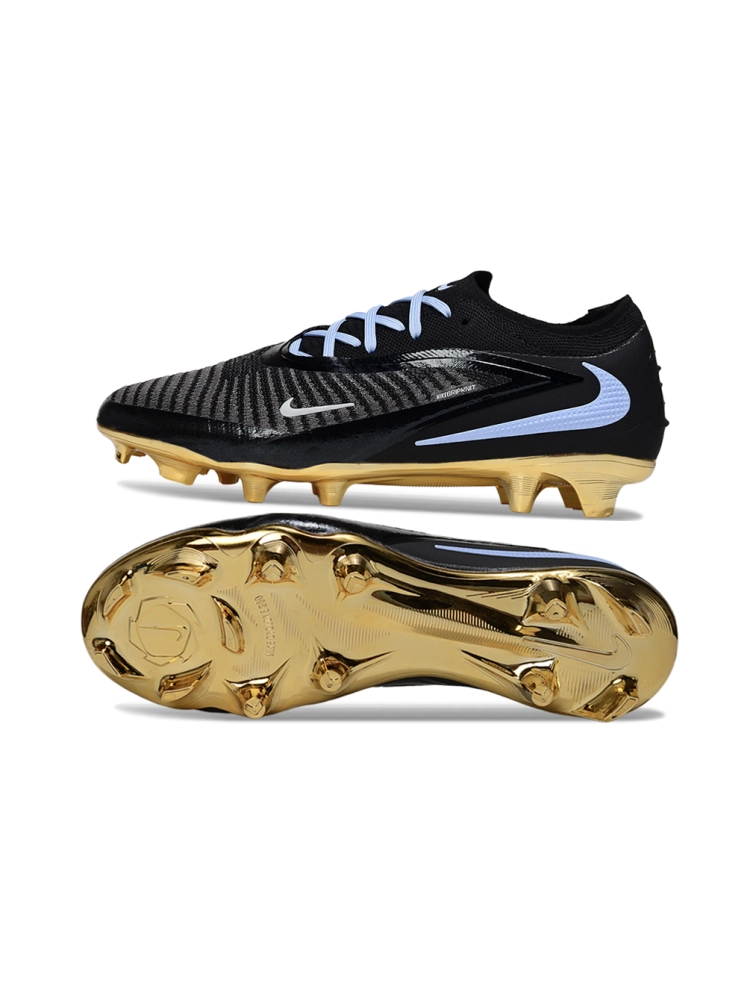 Nike Phantom 6 Elite Low FG Black Blue Gold Metallic