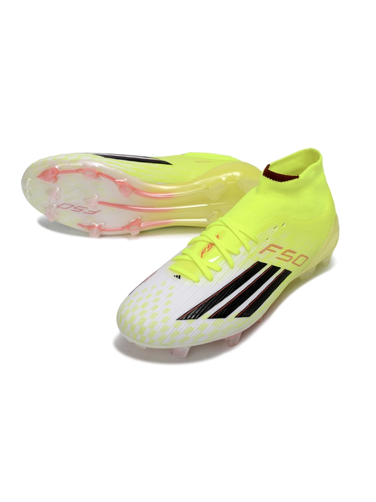 adidas F50 Elite Mid FG Team Solar Yellow Core Black Lucid Red