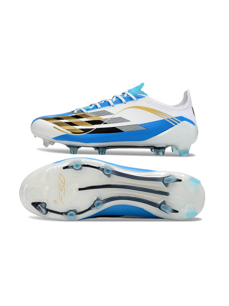adidas F50 Elite FG Footwear White Royal Blue Gold
