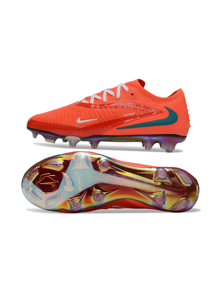 Nike Phantom 6 Elite Low FG - Bright Crimson Lucid Teal White