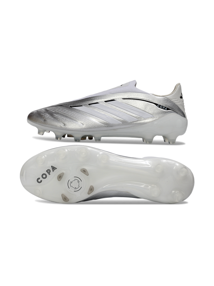 adidas Copa Pure IV Elite Laceless FG - Taupe Metallic Zero Metallic Night Metallic