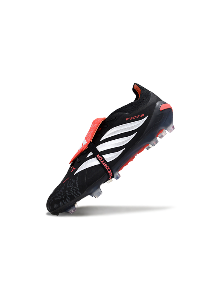 adidas 26 Predator Elite Tongue FG Immortal DNA - Black Pack Black White Red