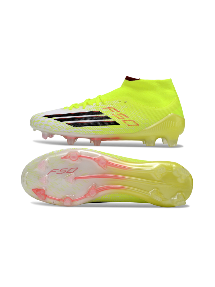 adidas F50 Elite Mid FG Team Solar Yellow Core Black Lucid Red