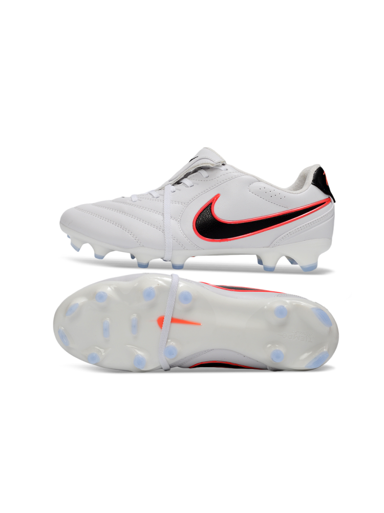Nike Tiempo Ligera Pro FG White Bright Crimson Black