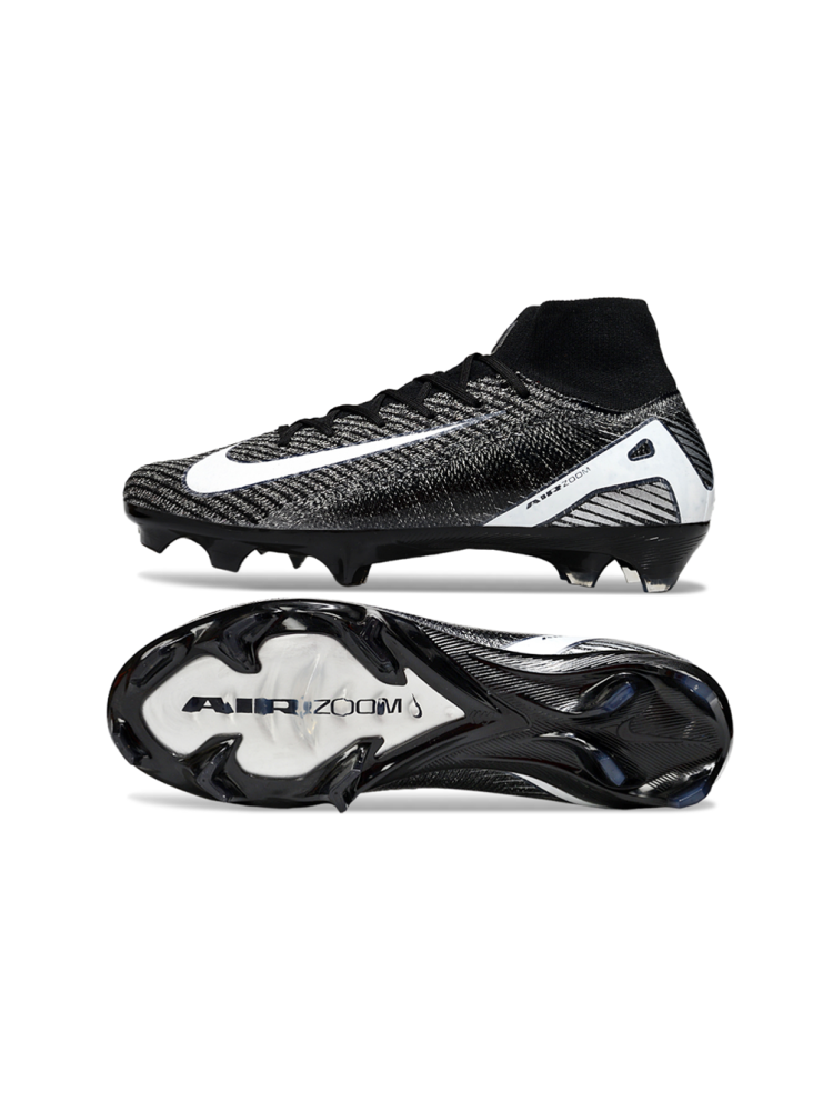 Nike Air Zoom Mercurial Superfly 10 Elite FG Black White