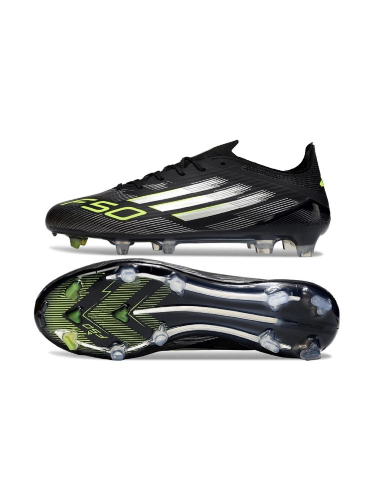 2025 adidas F50 Elite FG Black Silver Volt
