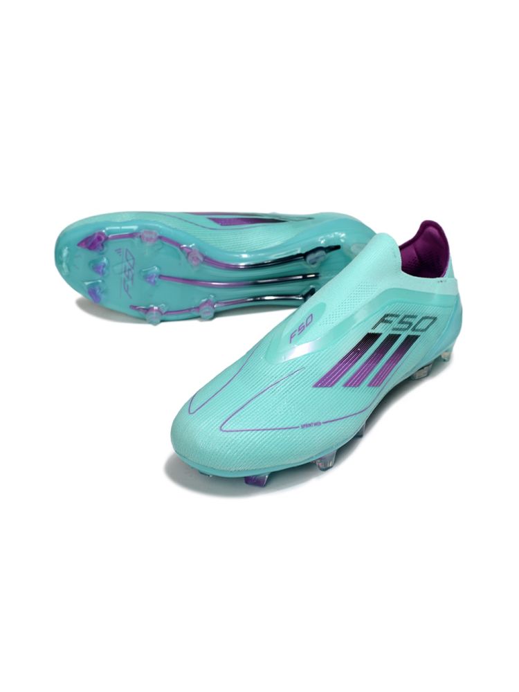 2025 adidas F50 Elite Laceless FG Blue Purple