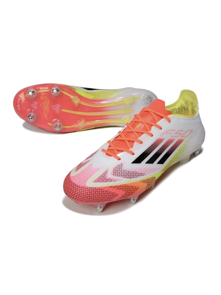 2025 adidas F50 Elite SG-Pro White Core Black Solar Yellow