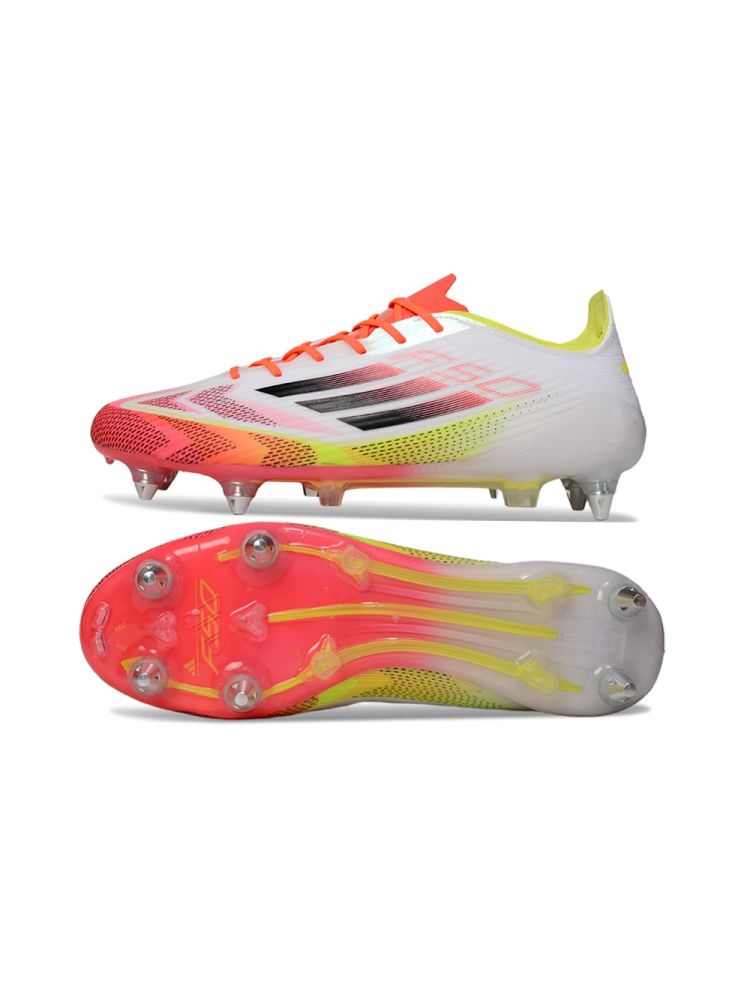 2025 adidas F50 Elite SG-Pro White Core Black Solar Yellow