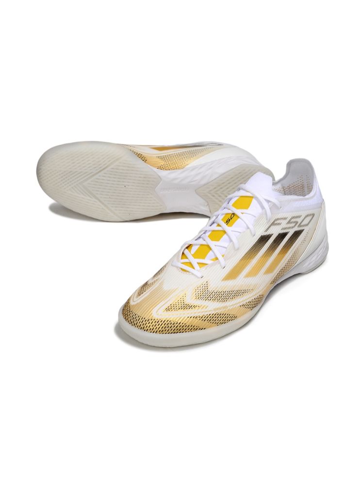 2025 adidas F50 PRO IC White Gold