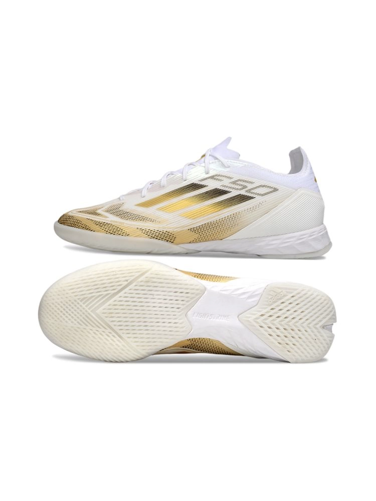 2025 adidas F50 PRO IC White Gold