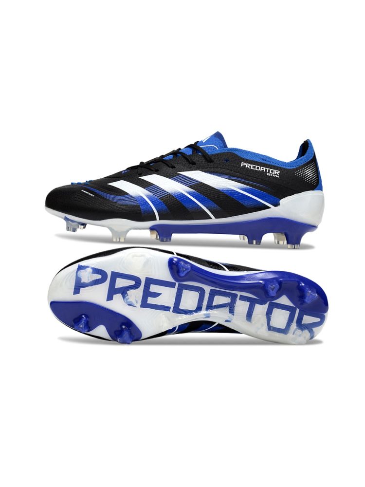 2025 adidas Predator Elite FG Black Blue White