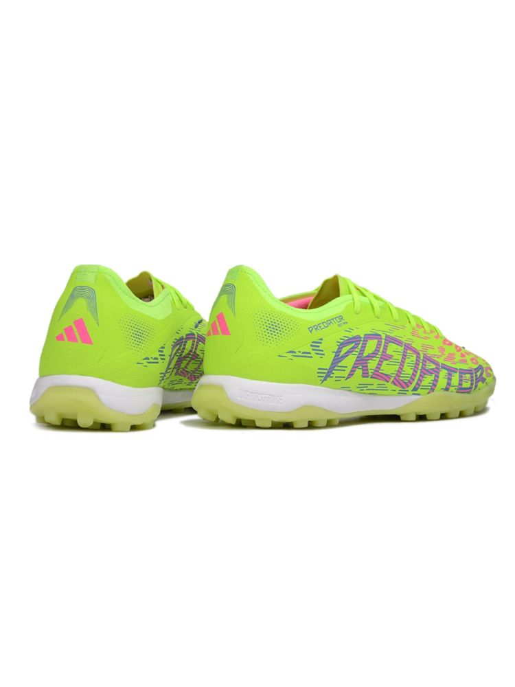 2025 adidas Predator Elite TF Lucid Lemon Lucid Pink Blue Fusion