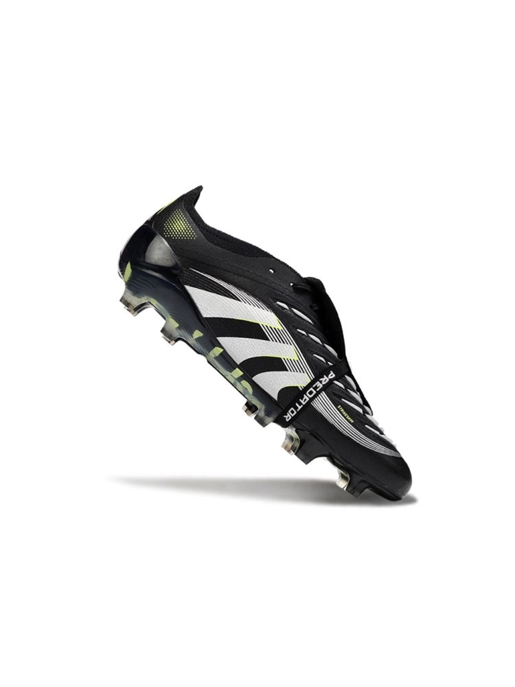 2025 adidas Predator Elite Tongue FG Black White Volt