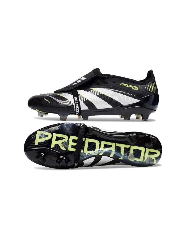 2025 adidas Predator Elite Tongue FG Black White Volt