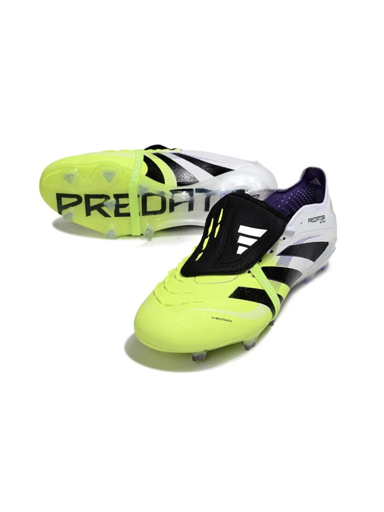 2025 adidas Predator Elite Tongue FG White Black Volt