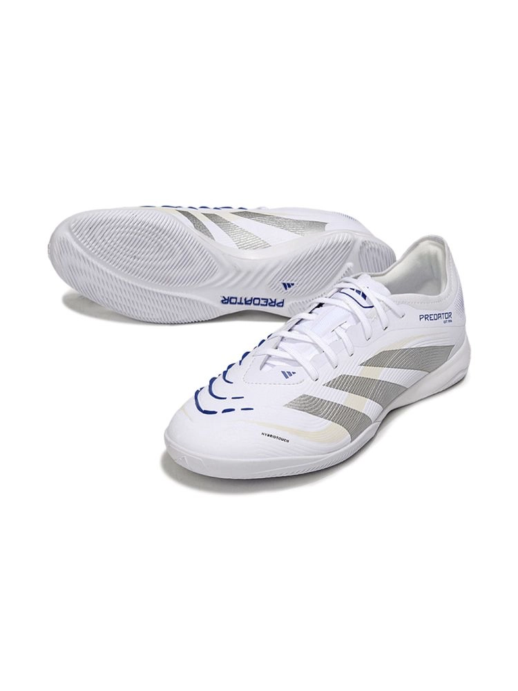 2025 adidas Predator ELITE IN White Silver Metallic Bright Royal